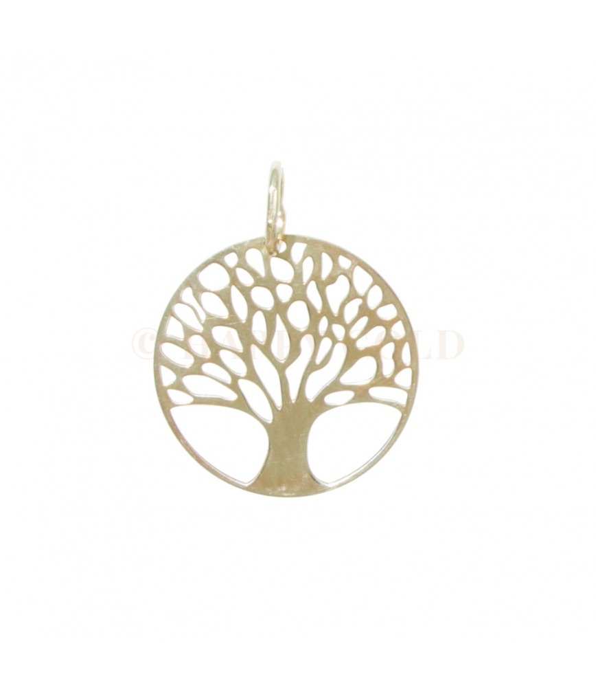 20 Ciondoli Albero Della Vita In Lega Di Zinco – Color Argento Anticato, 20x17 Mm, Per Bigiotteria Fai Da Te