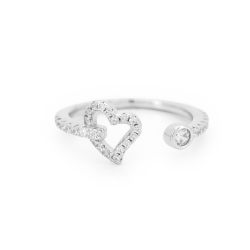Anello Regolabile Cuore e...